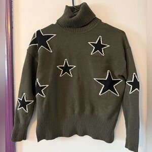 Sweet Romeo Dark Green Turtleneck